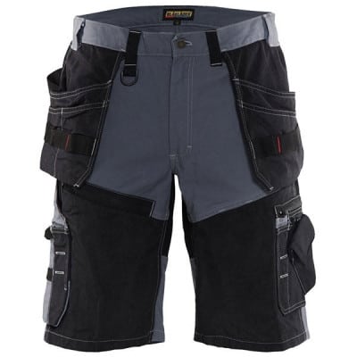 BLAKLADER Short X1500 coton gris/noir - 1502