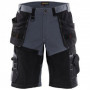 BLAKLADER Short X1500 coton gris/noir - 1502