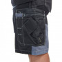 BLAKLADER Short X1500 coton gris/noir - 1502