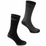 CATERPILLAR 2 paires de chaussettes hiver noir/gris - C723 THERMO