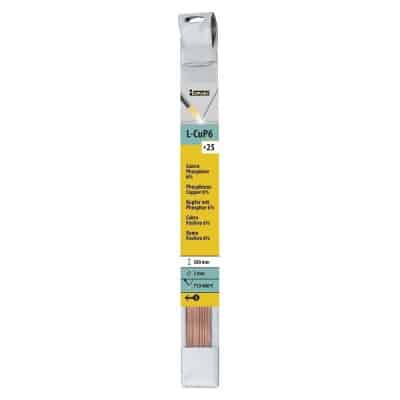 GYS 25 baguettes cuivre phosphore 6% L-CuP6 Ø2.0mm - 047204