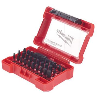 MILWAUKEE Coffret d'embouts 32 pièces Schockwave - 4932464240