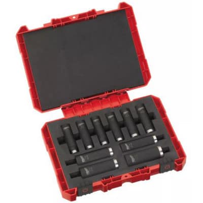 MILWAUKEE Coffret de 10 douilles SHOCKWAVE carré 1/2" - 4932352861