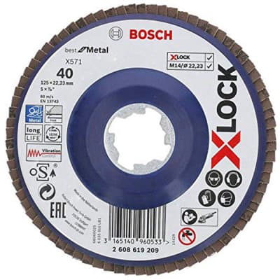 BOSCH Disque à lamelles plats X-LOCK X571 125mm - Best for Metal