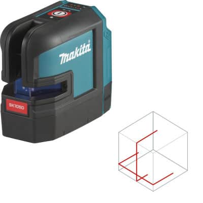 MAKITA Laser croix rouge 25m 12V solo - SK105DZ