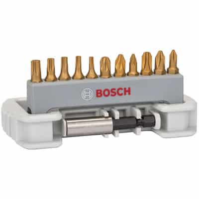 BOSCH Set 11 embouts de vissage Max Grip + Porte-embout -  2608522132