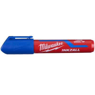 MILWAUKEE Marqueur Inkzall bleu pointe L - 4932471557