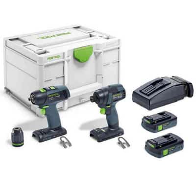 FESTOOL Visseuse à chocs 18V 3.1Ah TID 18 C 3,1-Set T18 - 576492