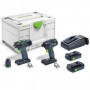 FESTOOL Visseuse à chocs 18V 3.1Ah TID 18 C 3,1-Set T18 - 576492