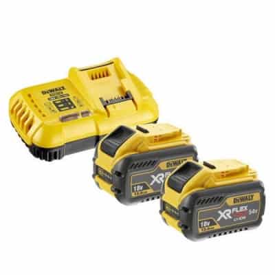 DEWALT Pack 2 batteries FLEXVOLT XR 54V 4Ah + Chargeur - DCB118Y2