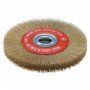 SIDAMO Brosse circulaire fils ondulés laitonnés 32mm - 10306012