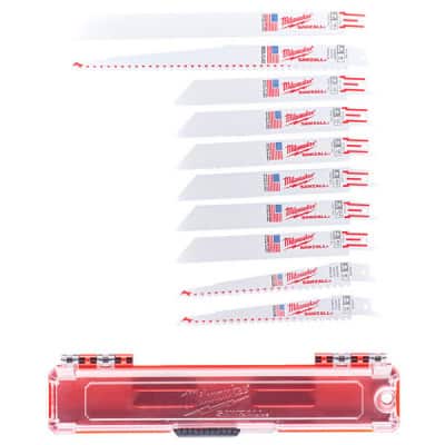 MILWAUKEE Set de 10 lames de scies sabres - 49222211