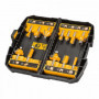 DEWALT Coffret 12 fraises de défonçeuse Ø8mm  - DT90016