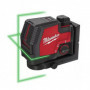 MILWAUKEE Laser 2 lignes vert 4V 3Ah - L4 CLL-301C - 4933478098