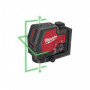 MILWAUKEE Laser 2 lignes vert 4V 3Ah - L4 CLLP-301C - 4933478099