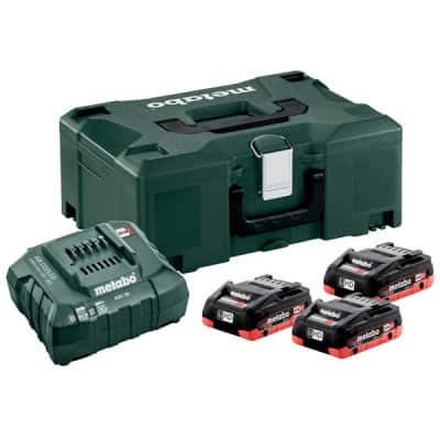 METABO Pack énergie 18V 3 x 4Ah LiHD + chargeur - 685133000