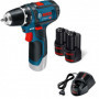 BOSCH Perceuse visseuse 12V 2Ah - GSR12V-15 (L-boxx) 0601868109