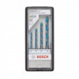 BOSCH coffret RobustLine 4 forets MultiConstruction - 2607010521