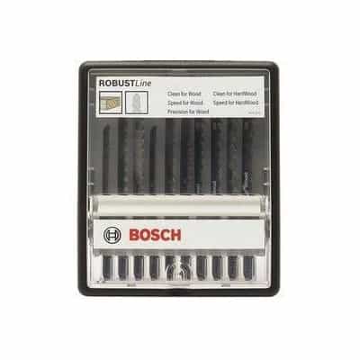 BOSCH Coffret 10 lames scie sauteuse Bois ROBUST Line - 2607010540