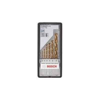 BOSCH coffret 6 forets metaux rectifiés HSS-tin - 2607010530