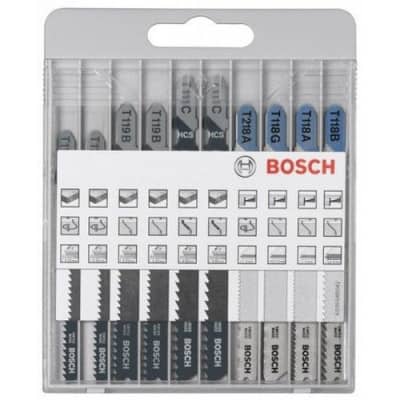 BOSCH 10 lames pour scie sauteuse Xpro Wood et Metal - 2607010630