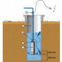 LOWARA Pompe de puit 5" pour eau claire - 0,75 kW - 5,2 A - SC207C