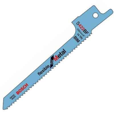 BOSCH Lame de scie sabre courte flexible pour métal S422BF