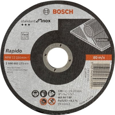 BOSCH Disque à tronçonner standard for INOX