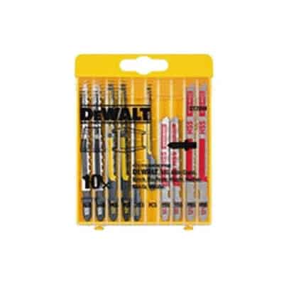 DEWALT Coffret de 10 lames scies sauteuses pour le métal - Réf. DT2292