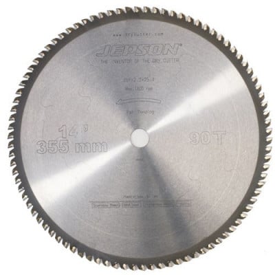 JEPSON Lame de scie carbure Ø355mm - Acier/Inox épais - 600590