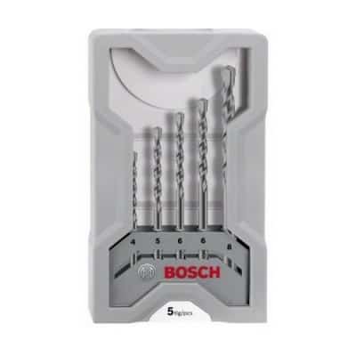 BOSCH Coffret 5 forets béton CYL-3 - 2607017080