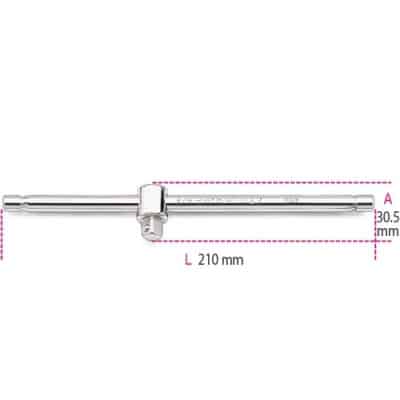 BETA Poignée coulissante 3/8" - 910 /42 - 009100854