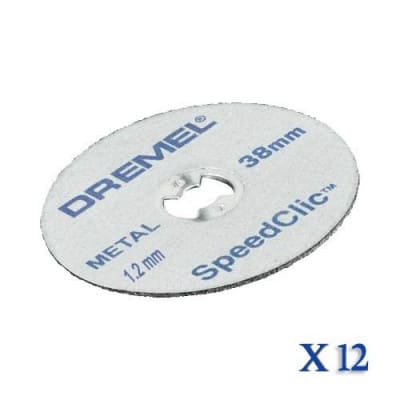 DREMEL 12 Disques EZ SPEEDCLIC Ø 38 mm - 2615S456JD