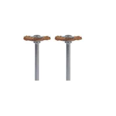 DREMEL 2 Brosses en laiton 19 mm - 535 - 26150535JA