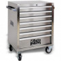 BETA Servante mobile d'atelier 7 tiroirs INOX - C04 INOX - 024003077