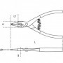 BETA Pince circlips extérieurs à becs droits - 1036