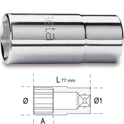 BETA Douilles 6 pans 1/2" série longue - 920AL