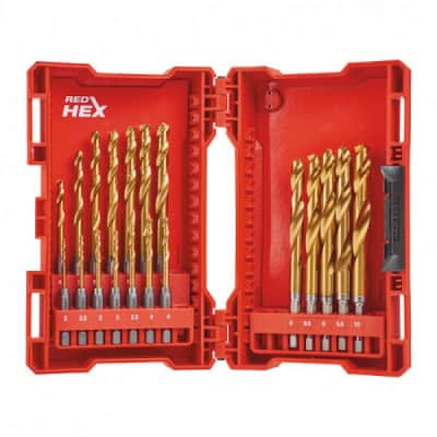 MILWAUKEE Coffret 19 forets metaux HSS-G hexag. - 48894760