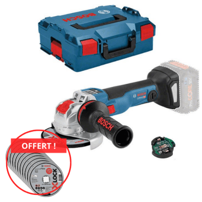 BOSCH Meuleuse X-LOCK 125mm 18V solo GWX 18V-10SC - 06017B0400