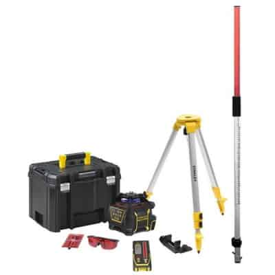 STANLEY Pack investissement laser rotatif rouge piles RL600 - FMHT77222-1