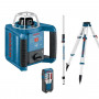 PACK - BOSCH Laser rotatif auto H  400m - GRL400H + trepied + mire - 061599403U