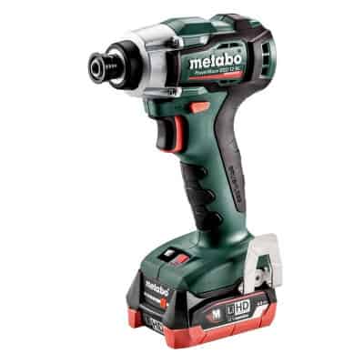 METABO Visseuse à choc 12V 4Ah - PowerMaxx SSD 12 BL - 601115800