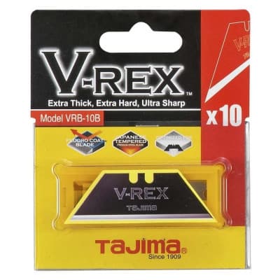 TAJIMA Boîte de 10 lames trapèzes V-Rex - VRB-10B