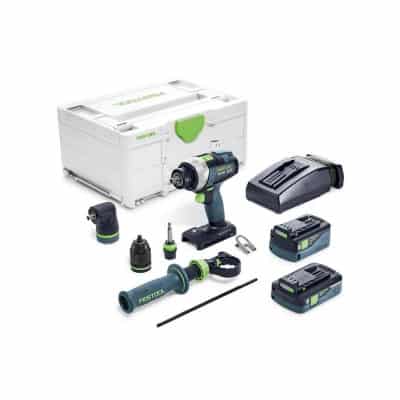 FESTOOL Perceuse-visseuse QUADRIVE TDC 18/4 5,2/4,0 I-Set - 577243