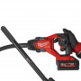 MILWAUKEE Aiguille vibrante 18V 5,5 Ah 2,40 m M18 FCVN24-551 - 4933479600