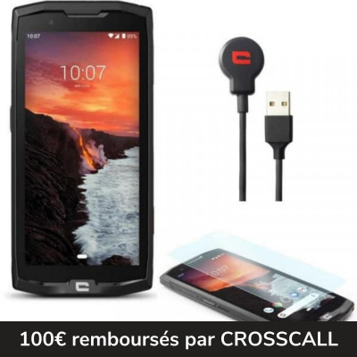 CROSSCALL Smartphone Pack Pro Core X4 64Go + 2 accessoires - 1401049901275