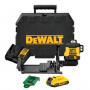 DEWALT Laser multilignes vert 3x360° 18V 2Ah - DCLE34031D1-QW