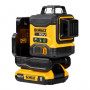 DEWALT Laser multilignes vert 3x360° 18V 2Ah - DCLE34031D1-QW