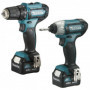 MAKITA Pack 2 machines 12V 4Ah DF333D + TD110D - CLX224SMJ