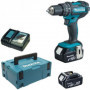 MAKITA Perceuse Visseuse à percussion 18V 4.0Ah - DHP482RMJ